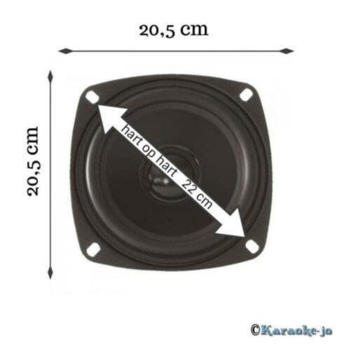 Dynavox 4 Ohm basluidspreker 20 cm 100 Watt, Audio, Tv en Foto, Luidsprekers, Nieuw, Subwoofer, 60 tot 120 watt, Overige merken