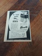 Advertentie van Brinta Scholten Foxhol op t laatste 1949, Verzamelen, Ophalen of Verzenden, Zo goed als nieuw, Overige typen