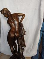 Schitterend Brons beeld gesigneerd giam boulogna op marmere, Antiek en Kunst, Antiek | Koper en Brons, Ophalen of Verzenden