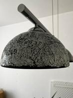 Hanglamp eettafel, craquelé glas, Huis en Inrichting, Lampen | Hanglampen, Ophalen, Gebruikt, Glas, 75 cm of meer