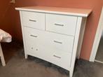Witte Commode - Gebruikt, 100x55x91cm, Kinderen en Baby's, Kinderkamer | Commodes en Kasten, Ophalen, Gebruikt, 90 tot 105 cm