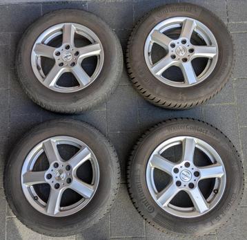 Set van 4 winterbanden op ENZO alu velgen beschikbaar voor biedingen