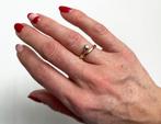 18 Karaat Gouden Dames Ring Met Diamant, Ophalen of Verzenden, Met edelsteen, Dame, Goud