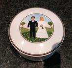 Villeroy & Boch Bruid & Bruidegom Snuisterijdoosje met dekse, Ophalen of Verzenden, Zo goed als nieuw, Porselein, Bord of Schaal