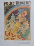 Poster L'arc en ciel - Folies Bergère, Rechthoekig Staand, Ophalen of Verzenden, Zo goed als nieuw, A1 t/m A3