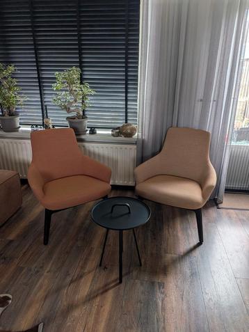 Set van 2 Stijlvolle Lounchestoelen beschikbaar voor biedingen