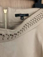 Rok van nikkie maat 40 leather look beige !, Nieuw, Maat 38/40 (M), Ophalen of Verzenden, Zwart