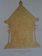 litho gouden reliekhouder 14e eeuw, Emrik en Binger, Antiek en Kunst, Verzenden
