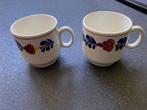 Boerenbond koffie kopjes 2x, Ophalen, Zo goed als nieuw, Overige stijlen, Kop(pen) en/of Schotel(s)