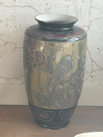 Chinee Decoratieve Vaas met Vogelmotief beschikbaar voor biedingen