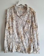 Leuke witte blouse met print Anti Blue maat L, Anti Blue, Blauw, Maat 42/44 (L), Ophalen of Verzenden