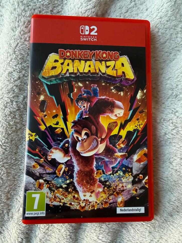 Donkey Kong Bananza - Nintendo Switch 2, Spelcomputers en Games, Games | Nintendo Switch, Zo goed als nieuw, Platform, 2 spelers