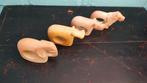 4 vintage servetringen Afrikaanse dieren speksteen, Antiek en Kunst, Kunst | Niet-Westerse kunst, Ophalen of Verzenden