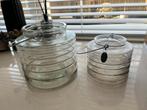 Riverdale windlicht set 2 stuks, Huis en Inrichting, Woonaccessoires | Kandelaars en Kaarsen, Ophalen of Verzenden, Zo goed als nieuw