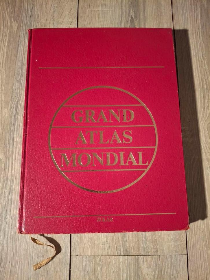 Franse Grand Atlas Mondial - Wereldatlas, Boeken, Atlassen en Landkaarten, Zo goed als nieuw, Overige atlassen, Wereld, 1800 tot 2000