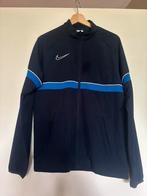 Nike dry fit trainings jack blauw maat S, Blauw, Ophalen of Verzenden, Zo goed als nieuw, Voetbal