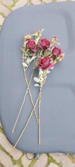 4 decoratieve kunstrozen 60cm lang, Ophalen of Verzenden