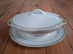 Grote vintage "Bavaria" soepterrine met onderbord., Ophalen of Verzenden