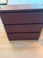 Ikea Malm Kast - Cherry Red Gepimpt, Ophalen, Gebruikt, 50 tot 100 cm
