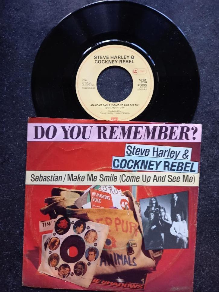 Steve Harley & Cockney Rebel - Make Me Smile Reissue1980, Cd's en Dvd's, Vinyl Singles, Gebruikt, Single, Pop, 7 inch, Ophalen of Verzenden