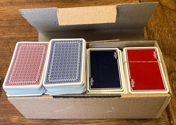 Bridge kaarten set, Hobby en Vrije tijd, Gezelschapsspellen | Kaartspellen, Zo goed als nieuw, Drie of vier spelers, Ophalen of Verzenden