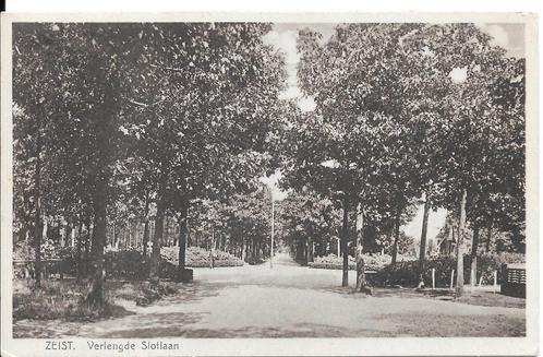 Zeist, Verlengde Slotlaan met rechts Huize Pasadena 1931, Verzamelen, Ansichtkaarten | Nederland, Gelopen, Utrecht, 1920 tot 1940