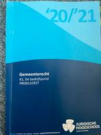 Gemeenterecht K1, Ophalen of Verzenden, Beta, Zo goed als nieuw, HBO