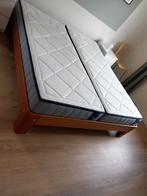 Auping Auronde bed met gloednieuwe auping matrassen, Huis en Inrichting, Ophalen, Tweepersoons, 180 cm, Hout