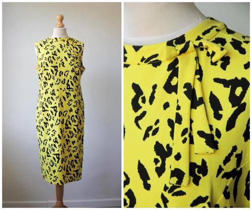 Juffrouw Jansen - NIEUW / prachtige jurk / geel / maat XXL, Kleding | Dames, Jurken, Nieuw, Maat 46/48 (XL) of groter, Geel, Knielengte