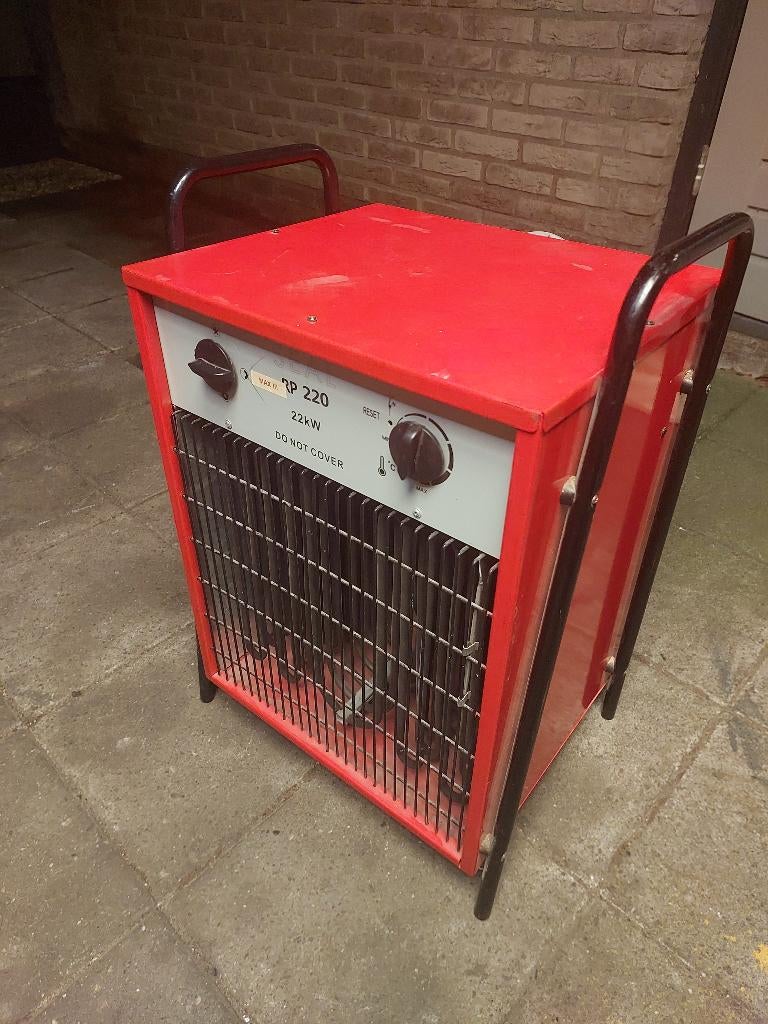 Industriële Krachtstroom Heater Kachel – 22 kW 380 volt, Ophalen, Gebruikt, Minder dan 30 cm, Kachel