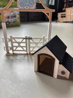 Schleich set met geverfd hondenhok!, Ophalen, Zo goed als nieuw