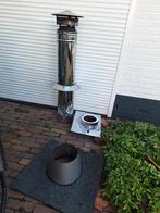 Complete dakdoorvoer kachelpijp, Huis en Inrichting, Kachels, Ophalen, Gebruikt, Houtkachel, Inbouw