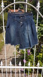 Asimetrische jeans rok, Nieuw, Blauw, Knielengte, Maat 36 (S)