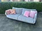 Grijze 3-zits bank Hartog wonen €100, Ophalen, Gebruikt, Driepersoons, 75 tot 100 cm