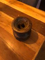 Houten kandelaar, Ophalen, Zo goed als nieuw, Hout, Minder dan 25 cm
