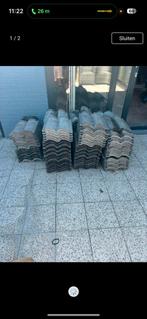 Dakpannen, Steen of Klei, Zwart, Ophalen of Verzenden, 15 m² of meer