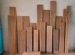 Eiken vloerdelen / planken (massief eiken), Doe-het-zelf en Verbouw, Hout en Planken, Ophalen, Gebruikt, Minder dan 25 mm, Eiken