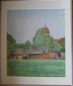 De Magnuskerk te Anloo, Klaas Jan Mulder, pastel 2002., Ophalen