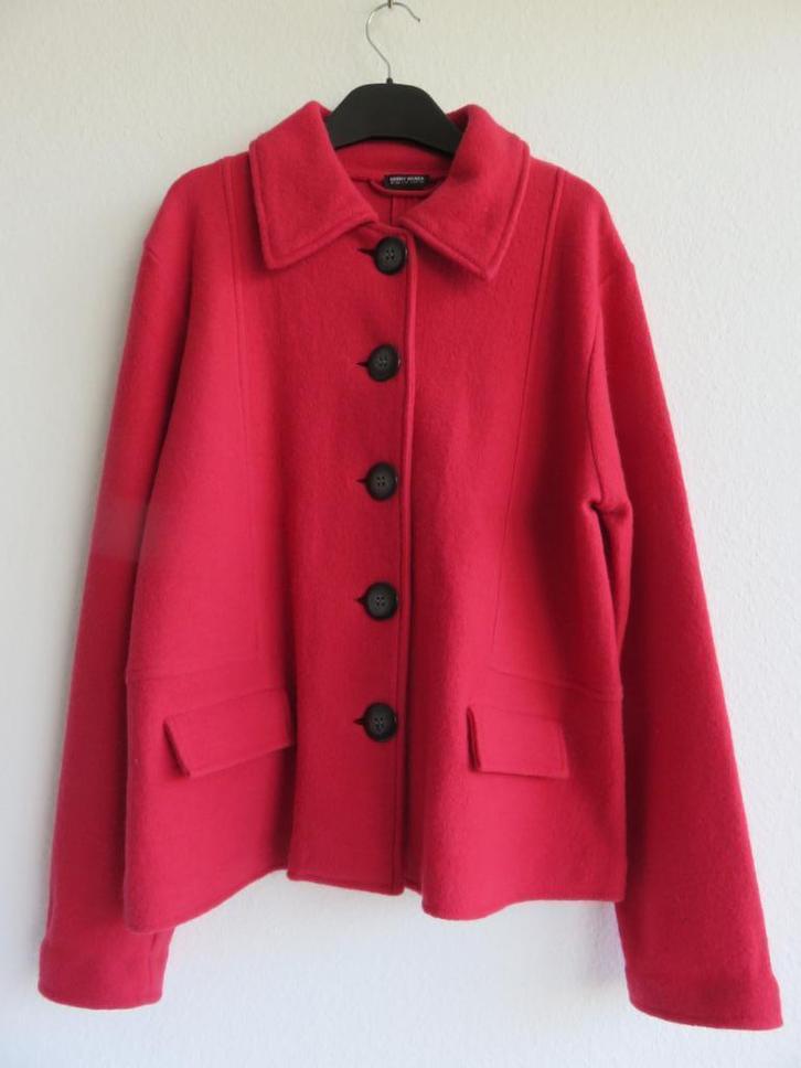 Gerry Weber rood wollen jasje maat 42, Kleding | Dames, Jasjes, Kostuums en Pakken, Nieuw, Jasje, Maat 42/44 (L), Rood, Ophalen of Verzenden