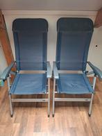 2 Campingstoelen met opbergtas - Beschadigd zitvlak, Caravans en Kamperen, Ophalen, Gebruikt, Campingstoel