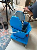 Blauwe Mopemmer met Uitwringsysteem, Ophalen, Gebruikt, Kunststof, Met deksel