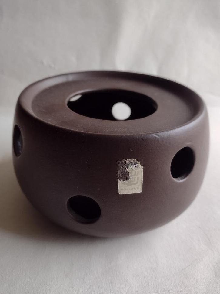 Cor Unum d. bruin mat theelicht / Zweitse Landsheer, Verzamelen, Retro, Huis en Inrichting, Ophalen