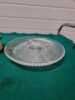 Hapjesschaal kristal vintage vijf vakken, Ophalen of Verzenden, 'T Olde Gre-j, Info@toldegrej.nl, Endepoelstraat 20f Didam