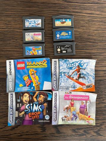 Game Boy Advance (GBA) Games - Diverse Titels! los of in 1 beschikbaar voor biedingen
