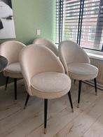 4x Eicholtz Cooper Bouclé stoelen, Ophalen, Gebruikt, Overige kleuren, Vier