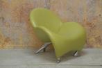 ZGANieuw limegroene Leolux Papageno design fauteuil, Huis en Inrichting, Fauteuils, Leolux, Leolux, Design, 75 tot 100 cm
