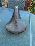 Brooks leren fietszadel, Fietsen en Brommers, Fietsonderdelen, Ophalen of Verzenden, Gebruikt, Oldtimer, Zadel