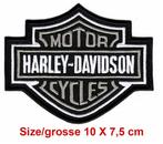 HARLEY DAVIDSON logo Patch zwart voor 883 1340 1450 1800, Motoren, Accessoires | Overige, Nieuw