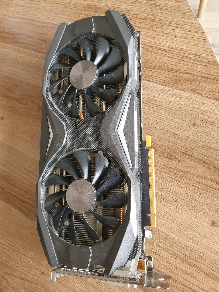 Zotac GeForce GTX 1080 8GB videokaart, Computers en Software, Videokaarten, Ophalen, PCI-Express 3, Gebruikt, GDDR5