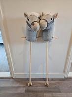 Tryco Stokpaardjes Grijs met Geluid - Hunnik & Galop, Ophalen, Gebruikt, Overige typen, Met geluid